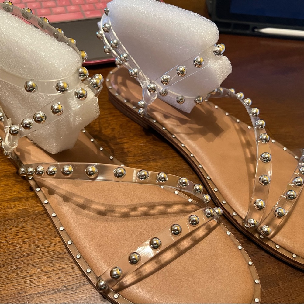 Madden Girl Studded Sandals Size 8.5